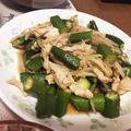 ほなみ1's cooksnap of when they made 豚肉とオクラの炒め物.