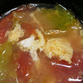 ♡ゆづき♡'s cooksnap of when they made レタスとトマトのたまごスープ.