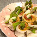 食は生なり's cooksnap of when they made おつまみに！ちくわと梅の巻物.