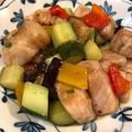 Cocobo's cooksnap of when they made 豚ロースとパプリカの黒酢炒め.