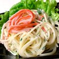 noriko912's cooksnap of when they made 超簡単！サラスパ　しそ*マヨ和え！.