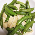 pucyipan's cooksnap of when they made 絹さや(スナップエンドウ)と揚げの煮浸し.