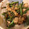 ladygawa's cooksnap of when they made さやいんげんと豚肉の炒め煮.