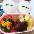 やじゃこ's cooksnap of when they made 【キャラ弁】ベイマックスのおにぎり弁当.