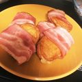chamamaz's cooksnap of when they made ＊チーズinさつま揚げのベーコン巻き＊.