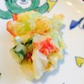 kaokaofood's cooksnap of when they made サクサク♪アスパラの彩り かき揚げ.