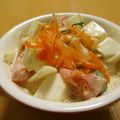 もんしゅしゅ's cooksnap of when they made はんぺんの新玉ねぎと野菜のサラダ♪.