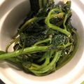 アキ男。's cooksnap of when they made サツマイモの葉中華炒め.