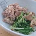 柊さくら's cooksnap of when they made 簡単★豚肉と水菜のさっと煮.