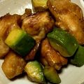 エルルン's cooksnap of when they made 鶏ささ身とアボカドの山葵醬油炒め.
