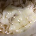 ma___111's cooksnap of when they made チーズうどん『オラ、どん兵衛〜』.