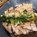 クック888's cooksnap of when they made 蒸し鶏の香味だれ.
