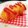 Haaaaruuuu's cooksnap of when they made 【簡単】HMでチーズハットグ☆.
