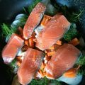 momoazeru's cooksnap of when they made スティッキオで白身魚のホイル蒸し.