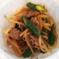 ハニイとムサシ's cooksnap of when they made 豚肉とアスパラもやしの味噌炒め.