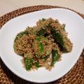 totoha's cooksnap of when they made オクラのたっぷりゴマ和え.