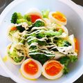 みきぴっぴ★'s cooksnap of when they made ブロッコリーと半熟茹で卵のサラダ.