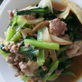 ユーロン's cooksnap of when they made 小松菜と豚肉のオイスター炒め♪.