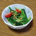 ramieru's cooksnap of when they made ほうれん草とトマトの納豆和え.