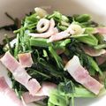 はらぺこママ。's cooksnap of when they made 簡単♪クレソンとベーコンのガーリック炒め.