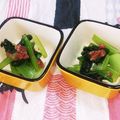 ゆ・う・こ's cooksnap of when they made 小松菜の梅おひたし.