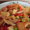 ムキサマ's cooksnap of when they made 厚揚げとパプリカの中華炒め.