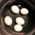 レイミK's cooksnap of when they made 簡単！ゆでたまごの作り方＆むき方.