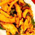 ピヨたろう's cooksnap of when they made 節約☆鶏胸とジャガイモで青椒肉絲.
