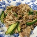 HAZ05's cooksnap of when they made 豚肉ときゅうり炒め.