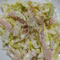 ふわふわナナコ's cooksnap of when they made レタスとハムだけ！ざっくりサラダ.