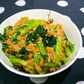 マダムカフェ♡'s cooksnap of when they made ほうれん草と納豆のワサカラ胡麻あえ.