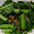 あると⭐りおサン's cooksnap of when they made 小松菜と干しエビの炒め物.