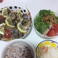 クックDPSLFE☆'s cooksnap of when they made アジとアサリのアクアパッツア.