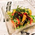 のんべぇヒロ's cooksnap of when they made 一人暮らしのパプリカピーマン明太マヨ和え.