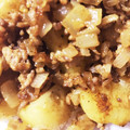 クックやまや's cooksnap of when they made 簡単！ じゃがいもとそぼろのカレー風味.