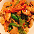 ○・ω・○はむはむ's cooksnap of when they made ピーマンと人参と豚小間切れ肉の簡単炒め♪.