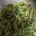 べあーるぶい's cooksnap of when they made [簡単]小松菜のごま和え.
