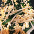 クックZNOFAC☆'s cooksnap of when they made ほうれん草と卵の中華炒め.
