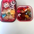 みゆう☆maman's cooksnap of when they made キャラ弁✳︎枝豆カエルさん♡.