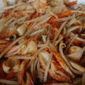 yumeko2015's cooksnap of when they made ちくわともやしのオイスターソース炒め.
