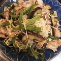 クックSHCHTZ☆'s cooksnap of when they made 茄子ピーマン玉ねぎと豚肉のポン酢炒め.
