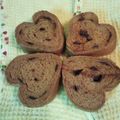 hamacho's cooksnap of when they made ハートのチョコパン♪.
