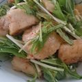 柊さくら's cooksnap of when they made たっぷり水菜と鳥むね肉の キムチあえ☆.