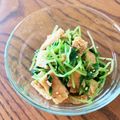 ayahoo1025's cooksnap of when they made 余った味付けいなりで！豆苗和え.