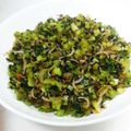クック5QKL4F☆'s cooksnap of when they made ちりめんじゃことかぶの葉炒め.