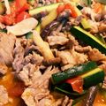 かりやまかり's cooksnap of when they made ズッキーニとトマトと豚肉のにんにく炒め.