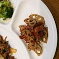 abeman's cooksnap of when they made ベーコンとれんこんの醤油バター.