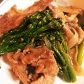 サクラポムポム's cooksnap of when they made 茎ブロッコリーと豚肉のオイスター炒め.