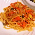 ヤノハラ's cooksnap of when they made ランチに簡単！　バター醤油の焼きうどん♪.