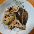 chikiri's cooksnap of when they made なすとエリンギのポン酢炒め.